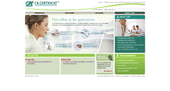 Desktop Screenshot of ca-certificat-plus.com